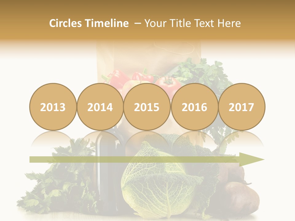 Fresh Grocery Green PowerPoint Template