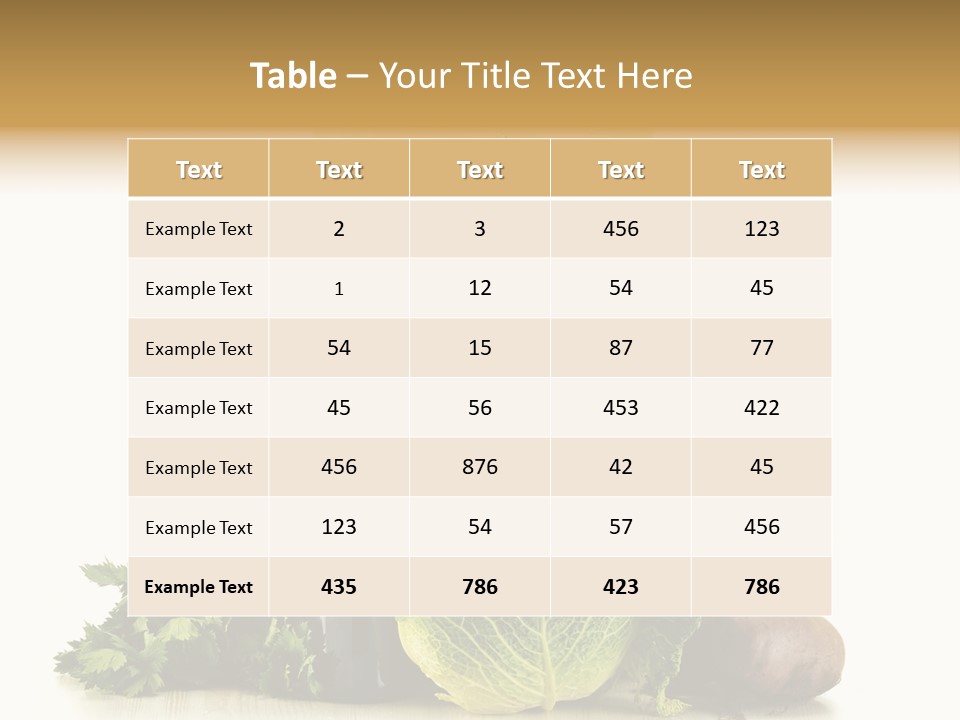 Fresh Grocery Green PowerPoint Template