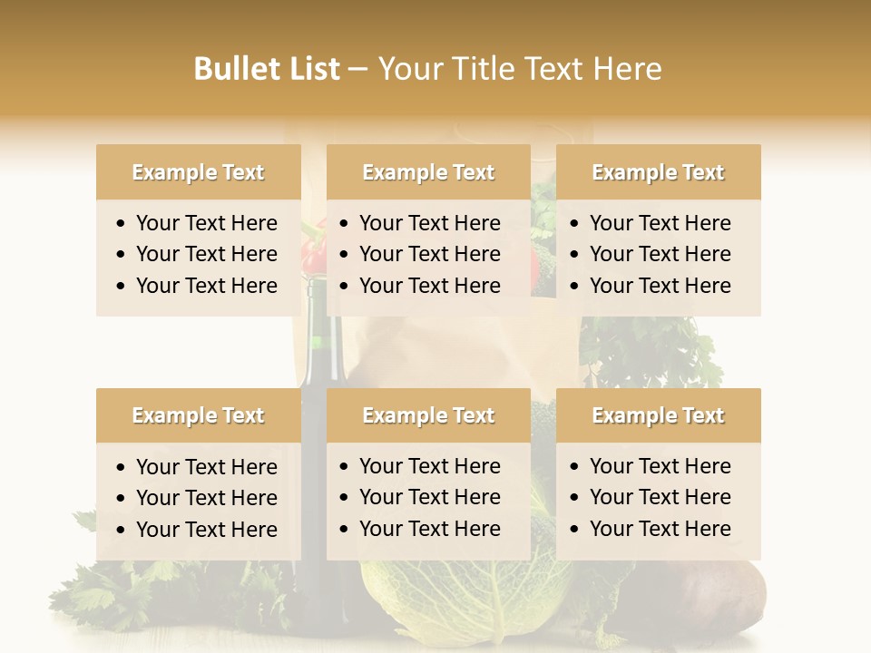 Fresh Grocery Green PowerPoint Template
