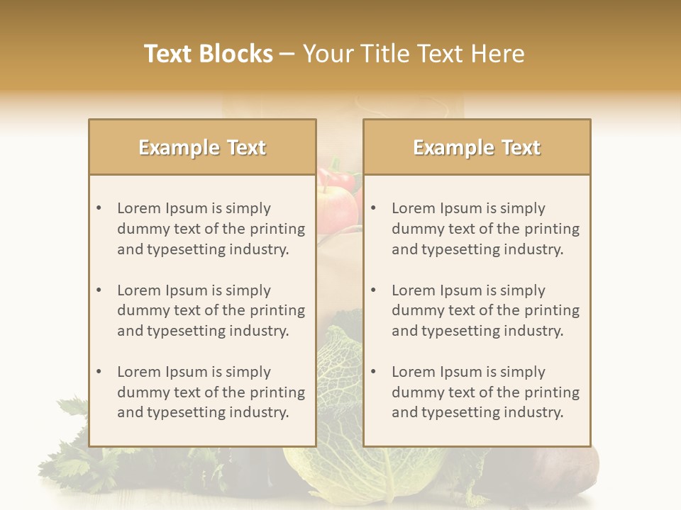 Fresh Grocery Green PowerPoint Template