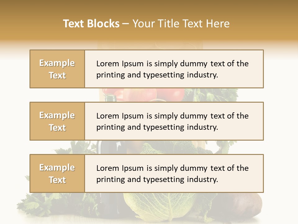 Fresh Grocery Green PowerPoint Template