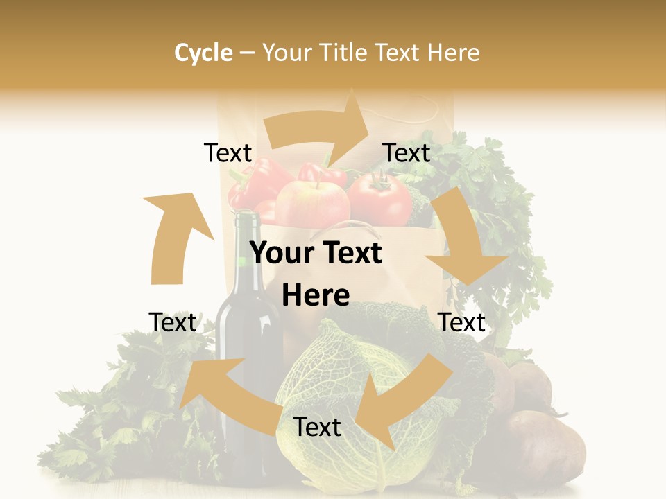 Fresh Grocery Green PowerPoint Template