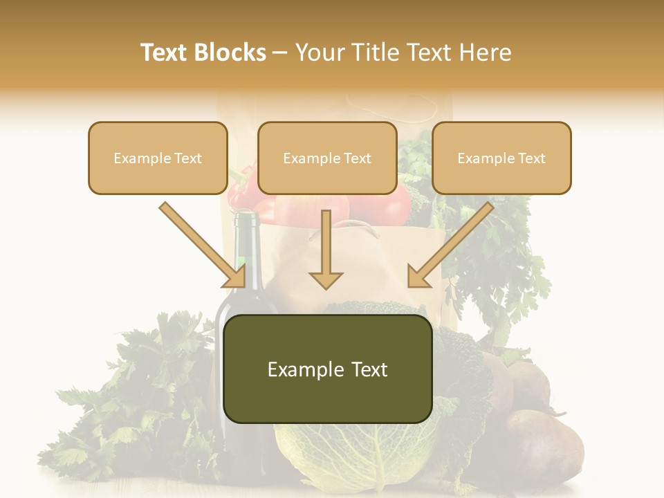 Fresh Grocery Green PowerPoint Template