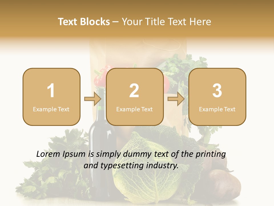 Fresh Grocery Green PowerPoint Template