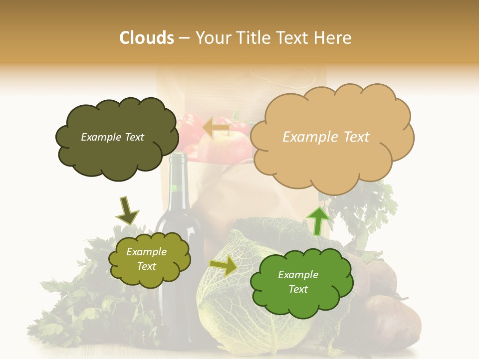 Fresh Grocery Green PowerPoint Template