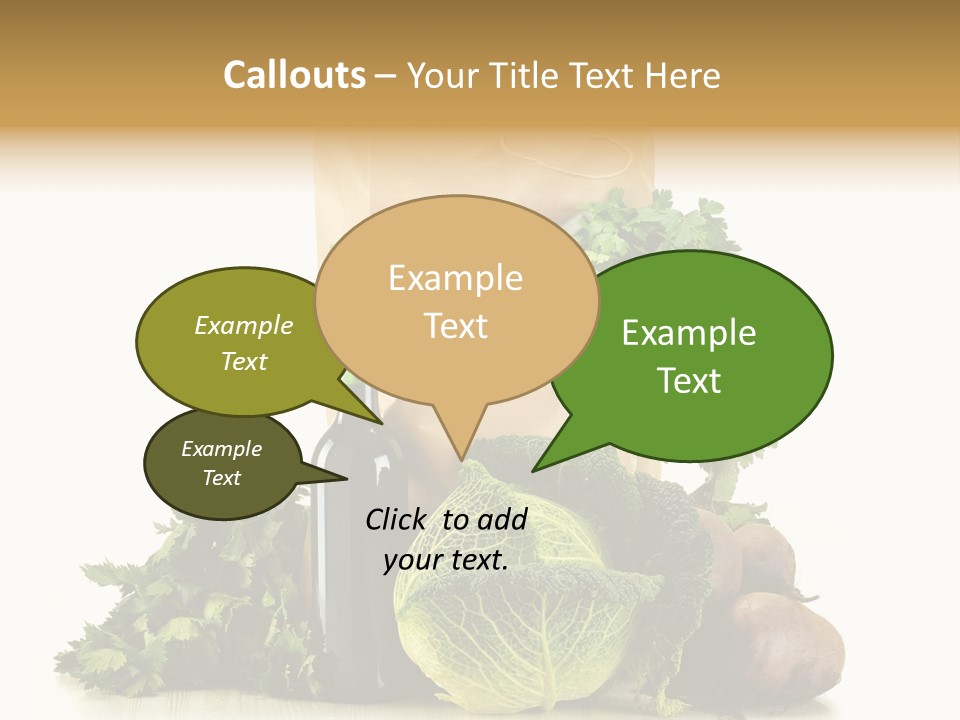 Fresh Grocery Green PowerPoint Template