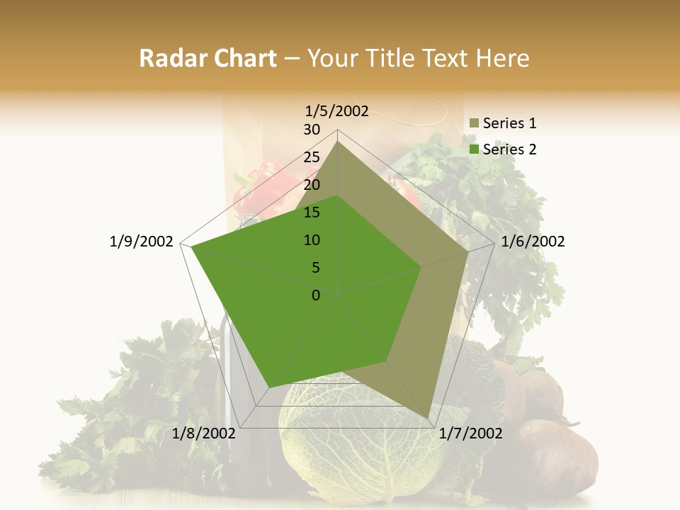 Fresh Grocery Green PowerPoint Template