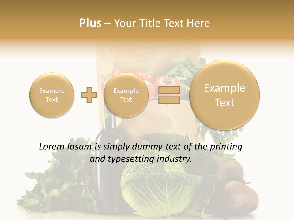 Fresh Grocery Green PowerPoint Template