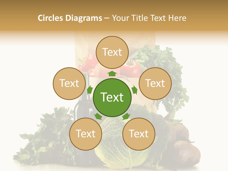 Fresh Grocery Green PowerPoint Template