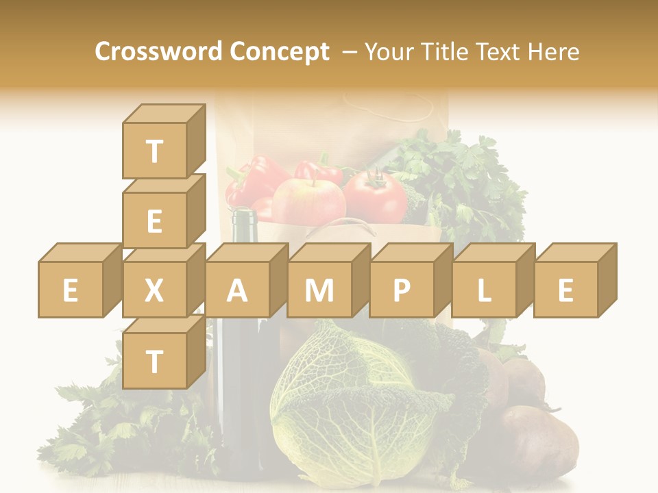 Fresh Grocery Green PowerPoint Template