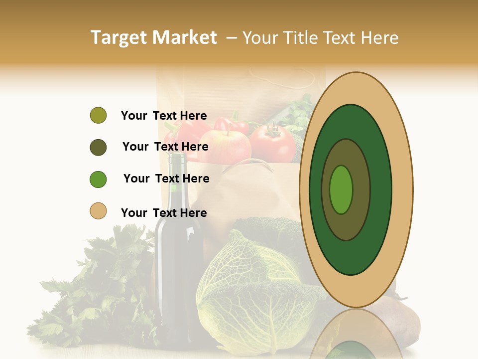 Fresh Grocery Green PowerPoint Template