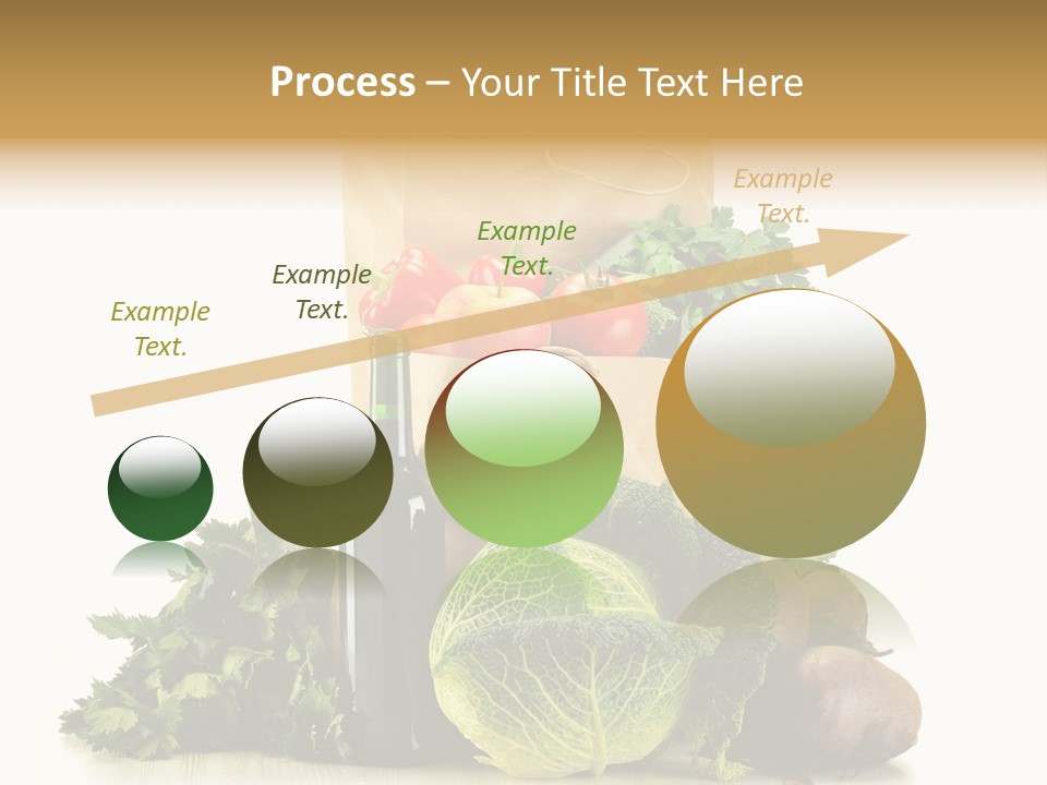 Fresh Grocery Green PowerPoint Template