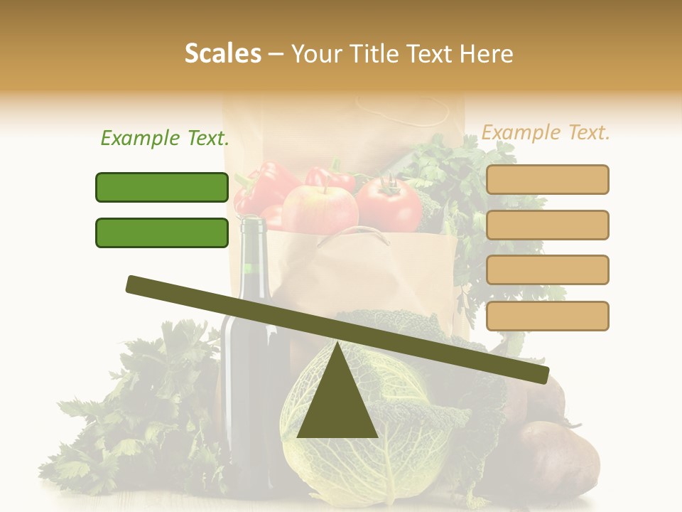 Fresh Grocery Green PowerPoint Template
