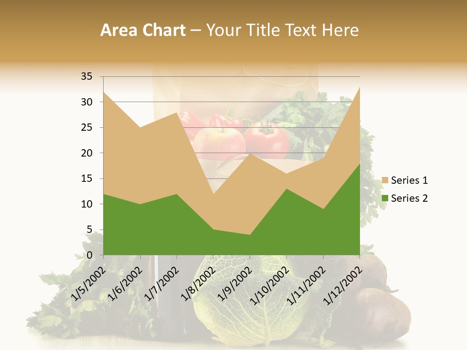 Fresh Grocery Green PowerPoint Template