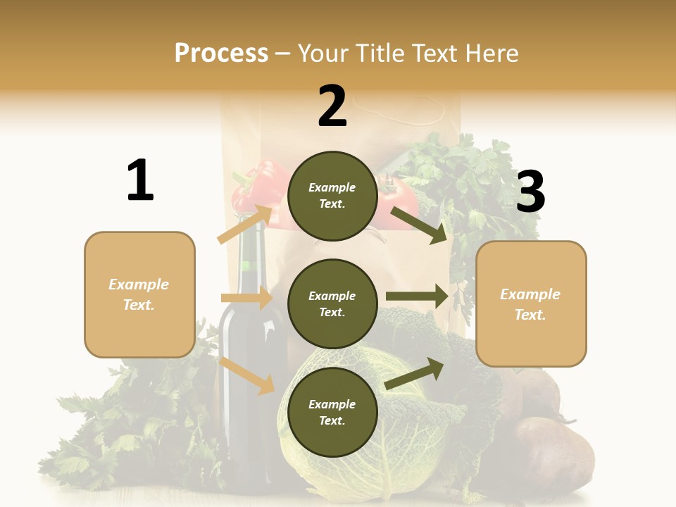 Fresh Grocery Green PowerPoint Template