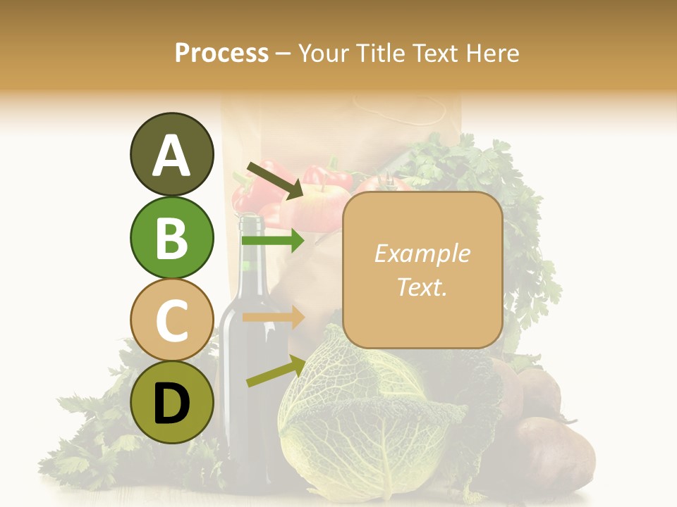 Fresh Grocery Green PowerPoint Template