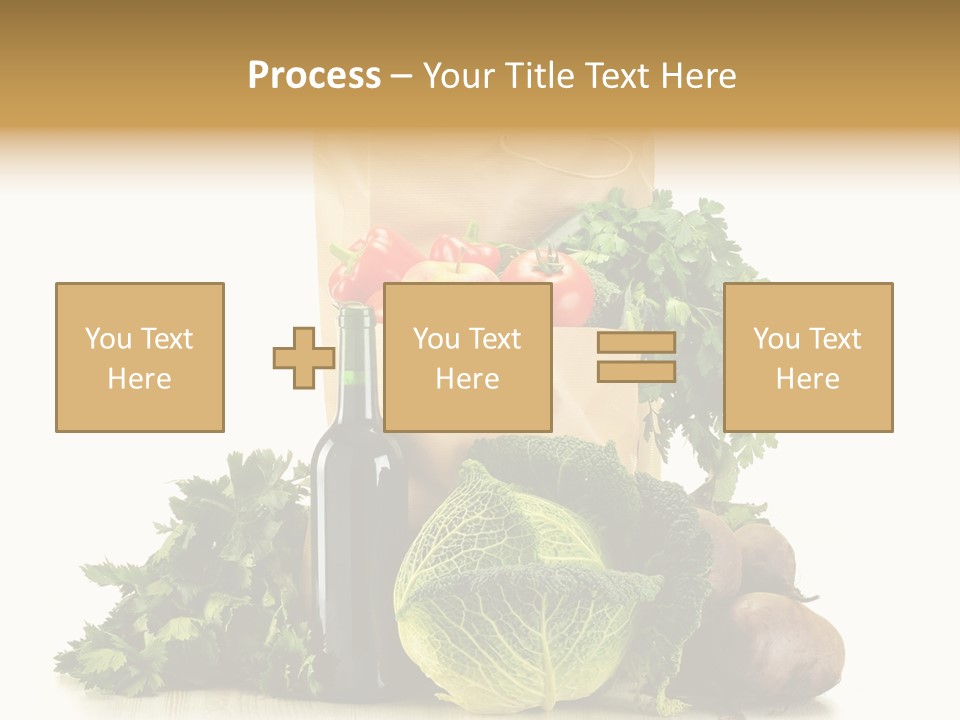 Fresh Grocery Green PowerPoint Template