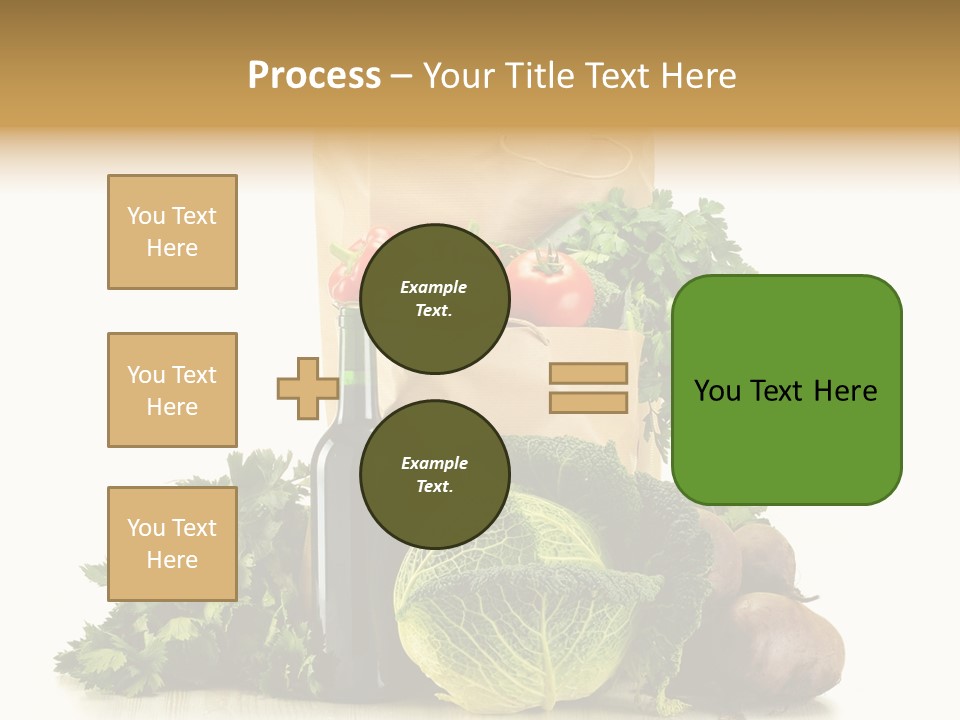 Fresh Grocery Green PowerPoint Template