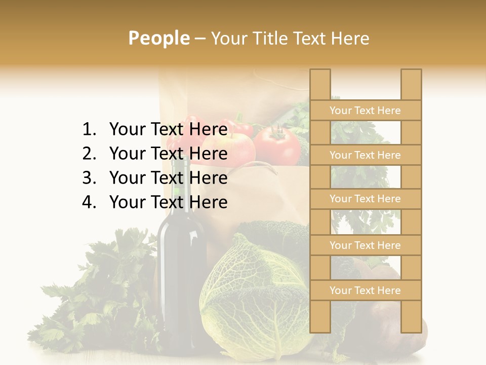 Fresh Grocery Green PowerPoint Template