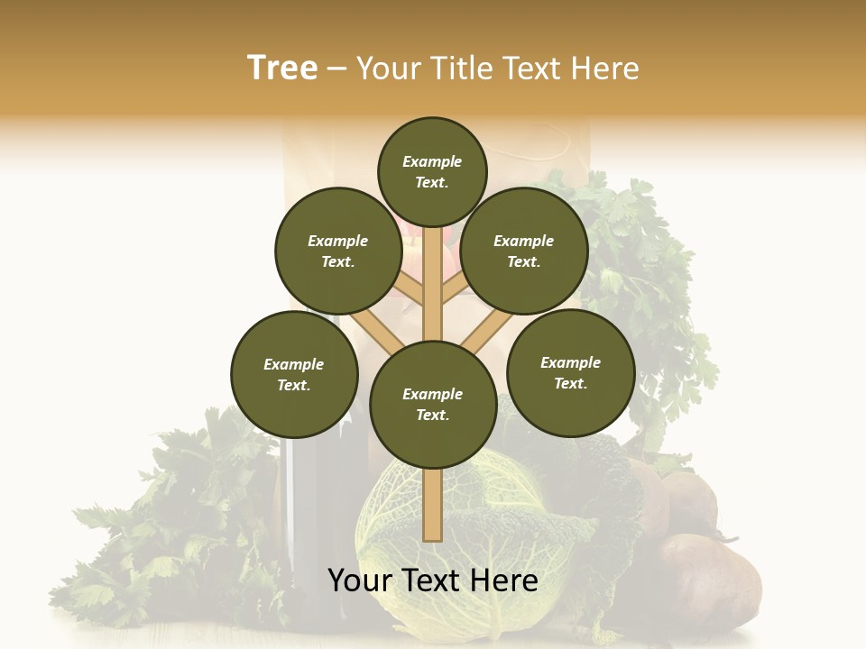 Fresh Grocery Green PowerPoint Template