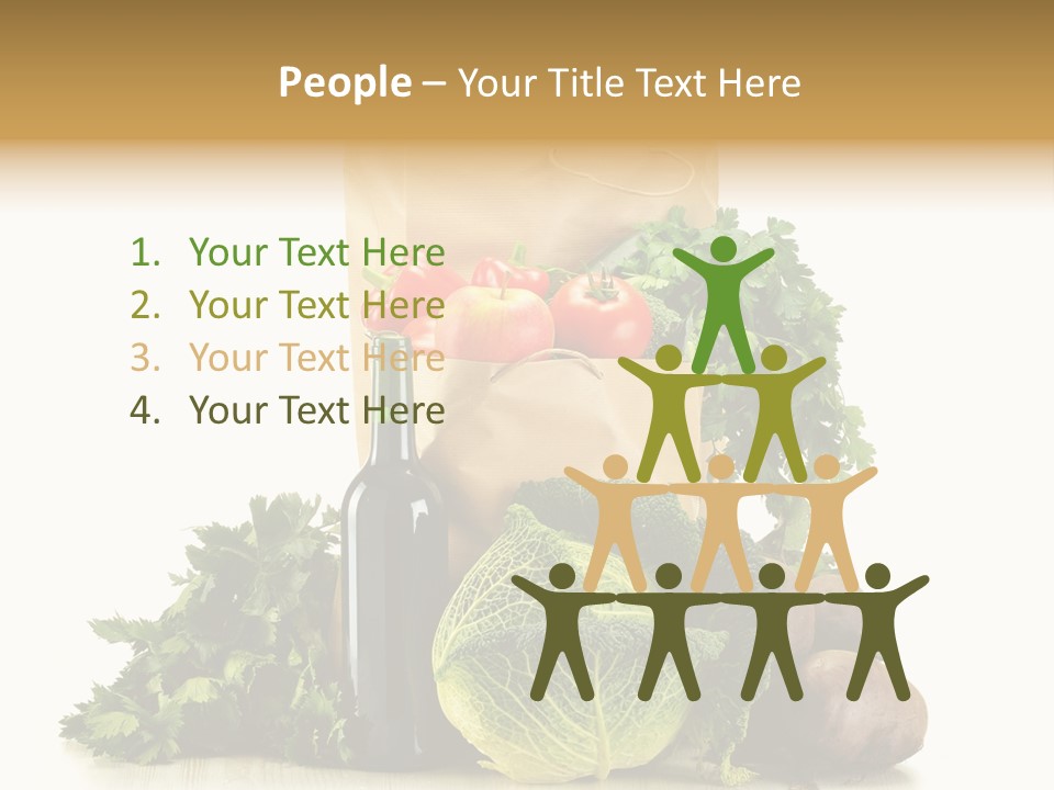 Fresh Grocery Green PowerPoint Template