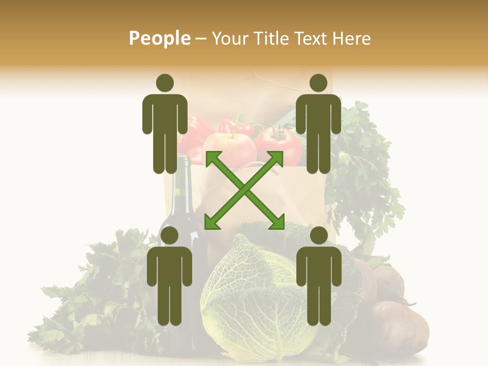 Fresh Grocery Green PowerPoint Template