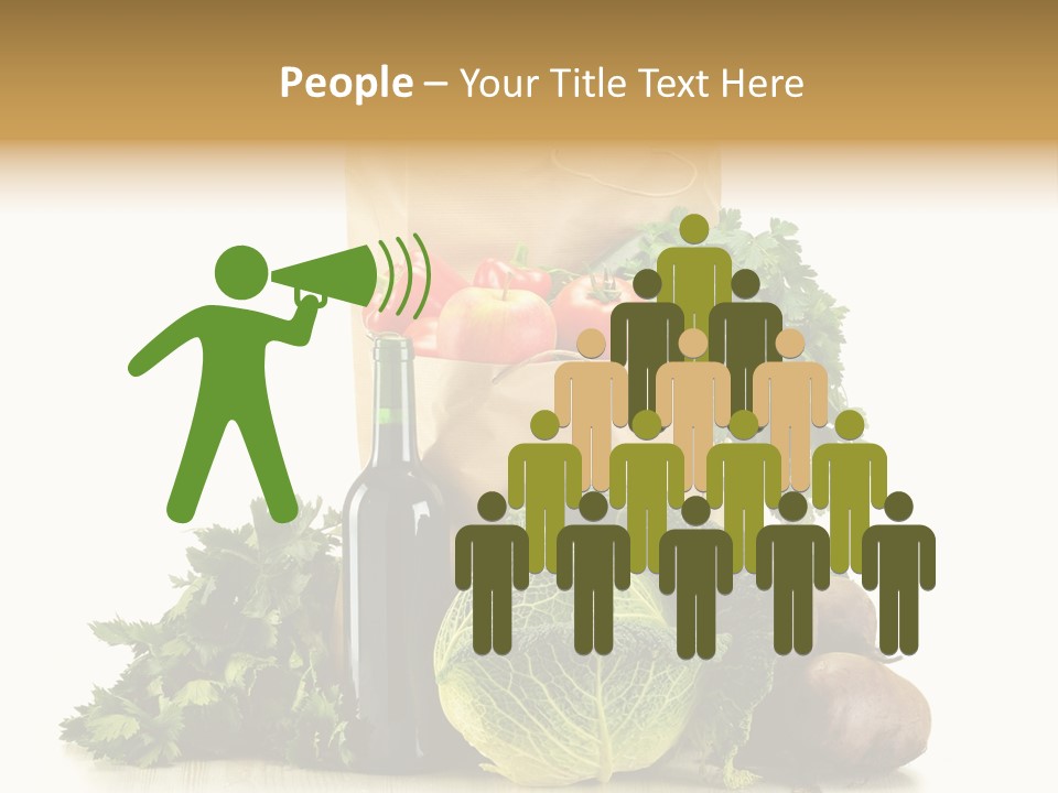 Fresh Grocery Green PowerPoint Template