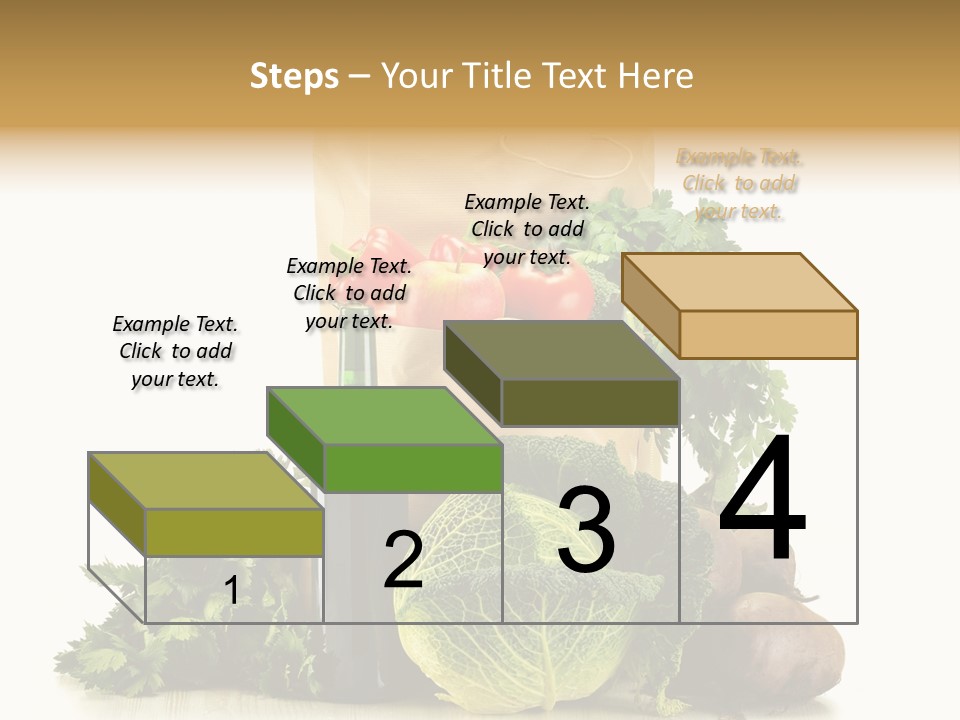 Fresh Grocery Green PowerPoint Template