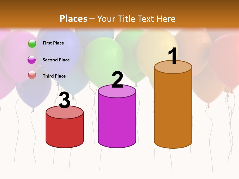 Pink Fly Float PowerPoint Template