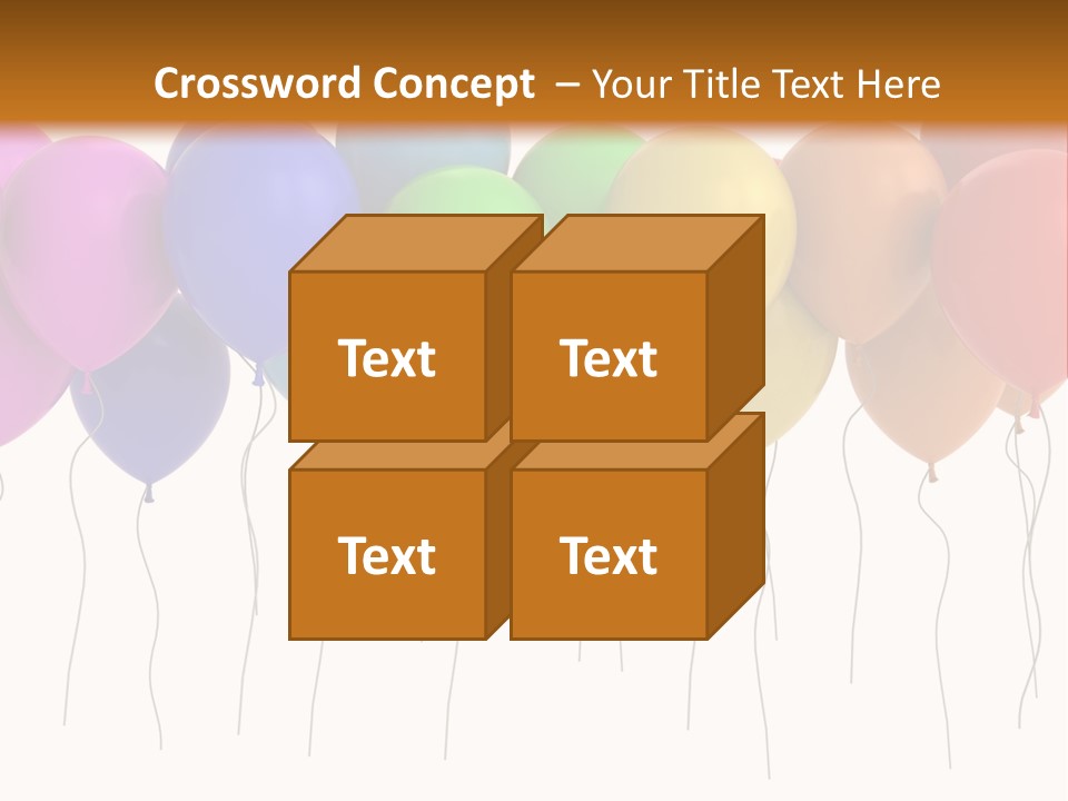 Pink Fly Float PowerPoint Template