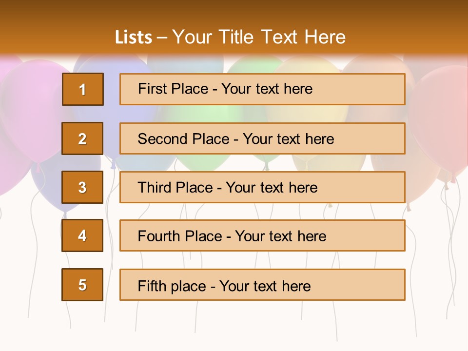 Pink Fly Float PowerPoint Template