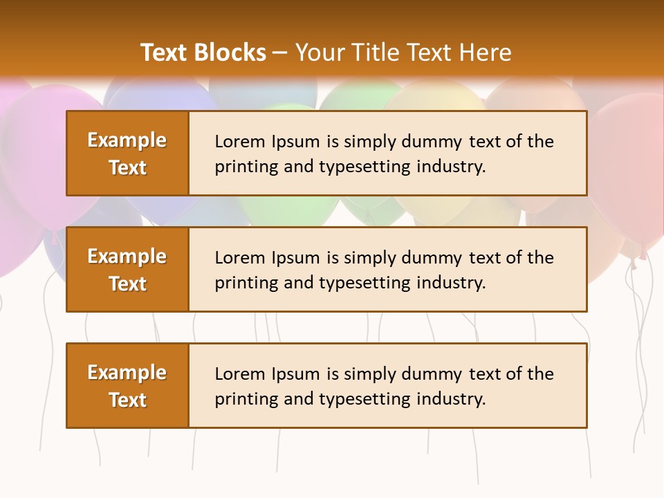 Pink Fly Float PowerPoint Template