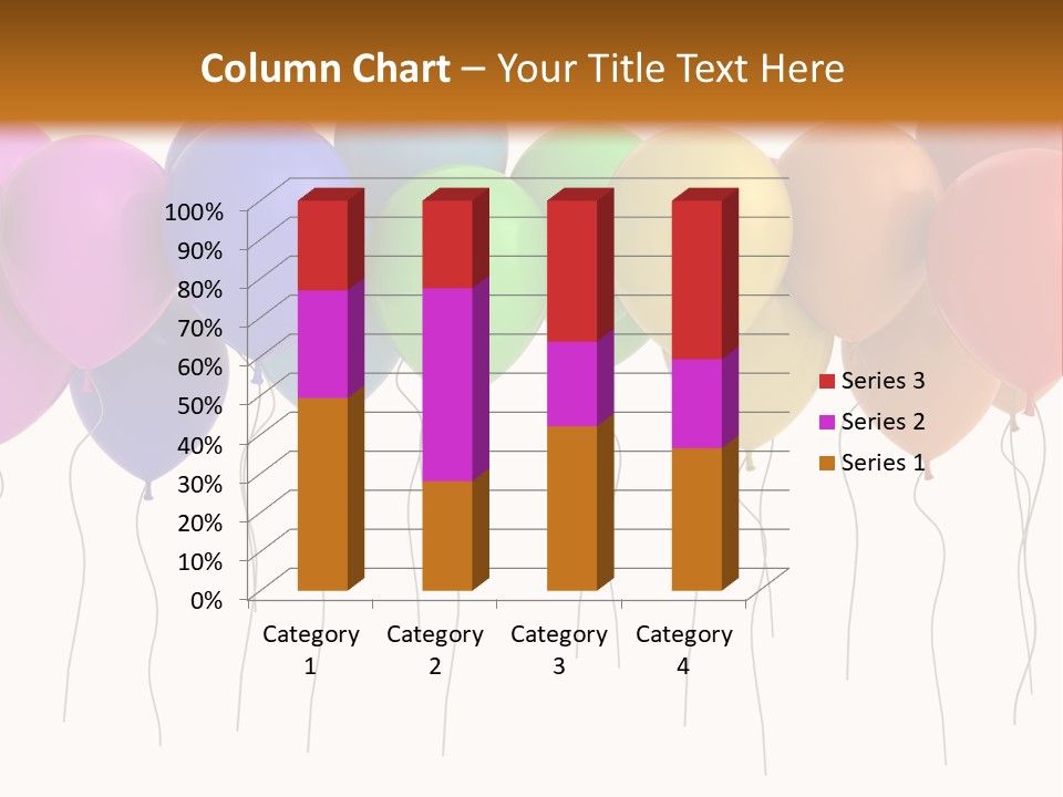 Pink Fly Float PowerPoint Template