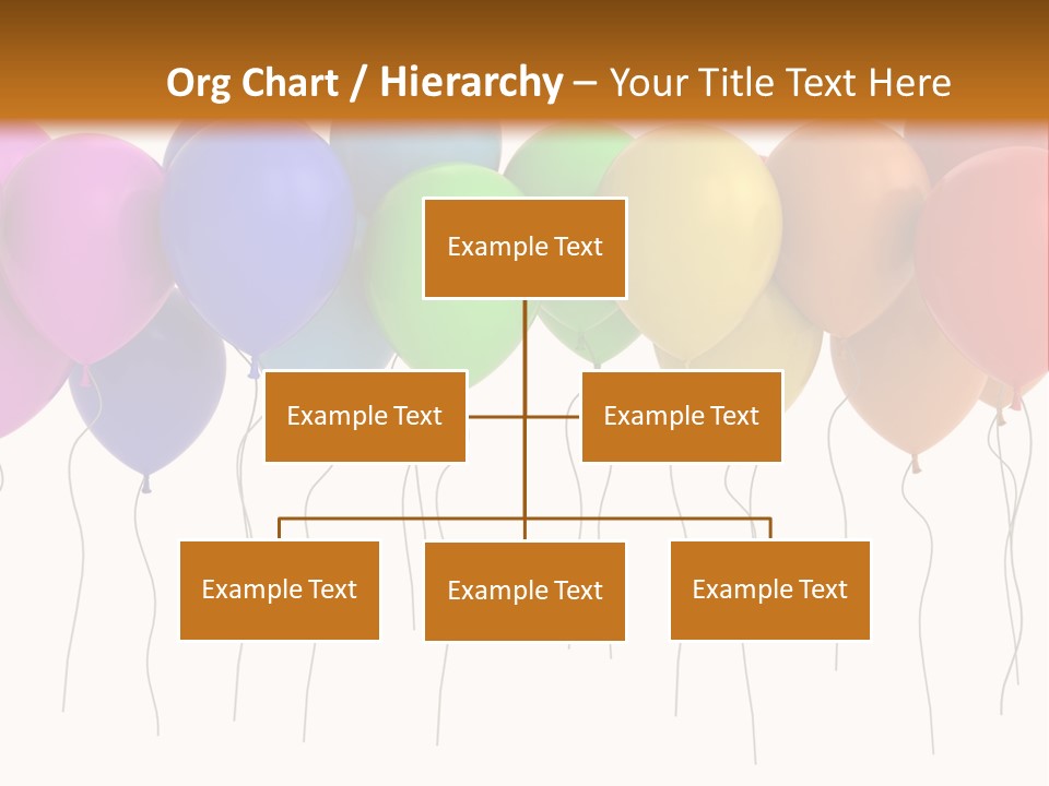 Pink Fly Float PowerPoint Template