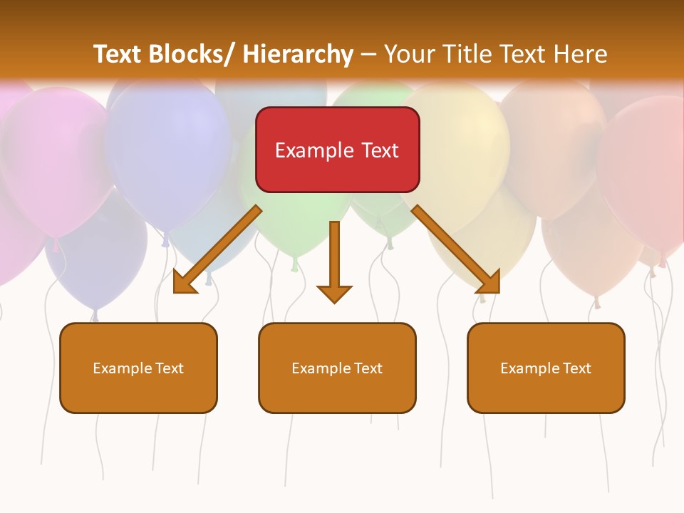 Pink Fly Float PowerPoint Template
