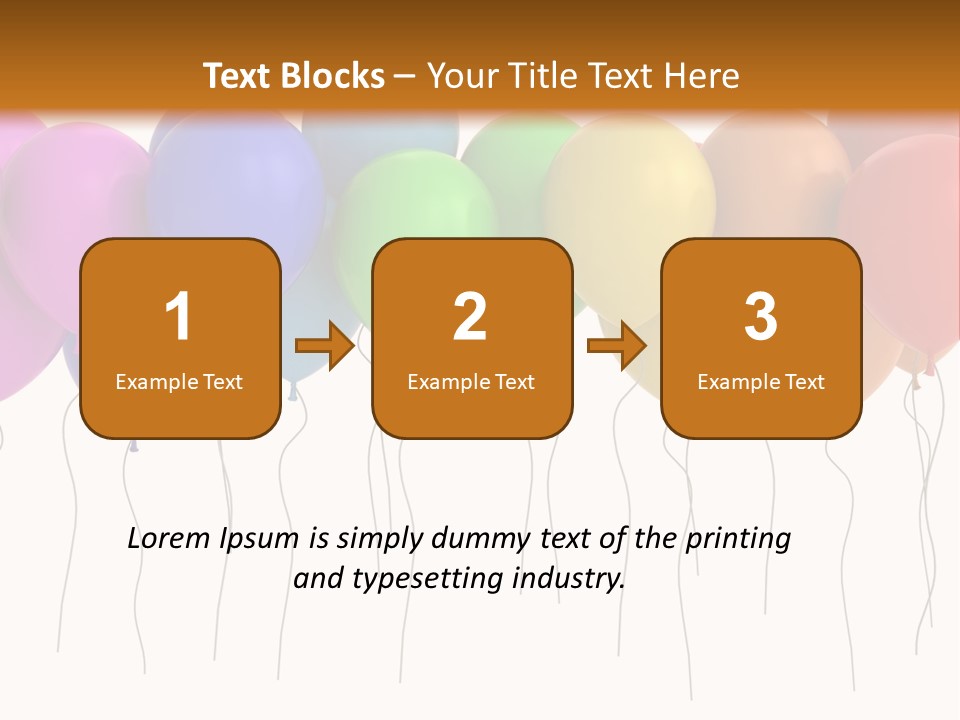 Pink Fly Float PowerPoint Template