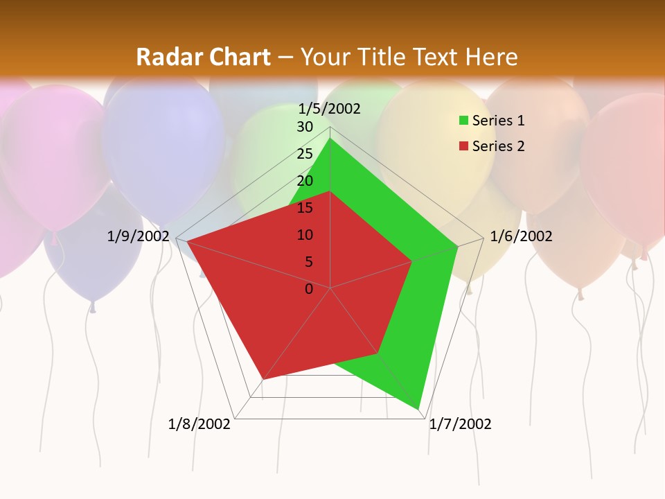 Pink Fly Float PowerPoint Template