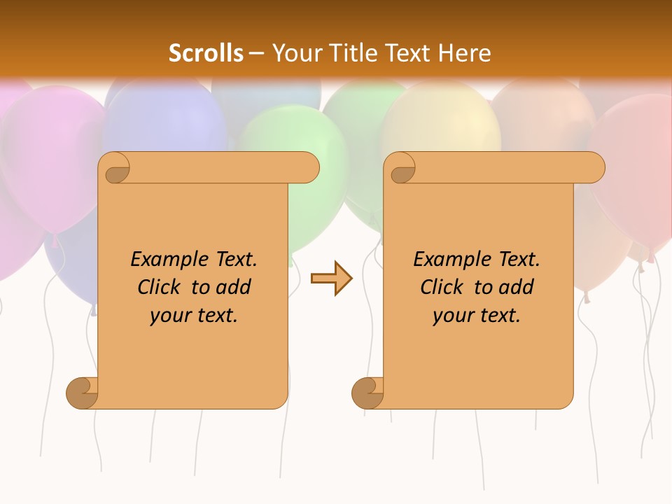 Pink Fly Float PowerPoint Template