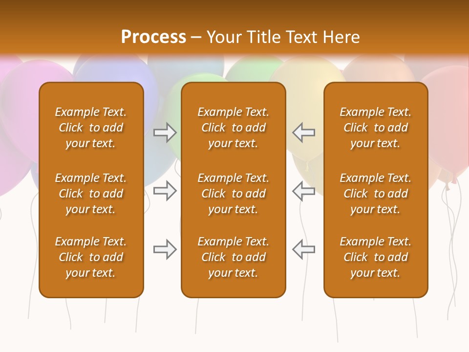 Pink Fly Float PowerPoint Template