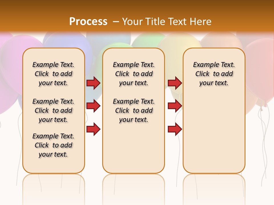 Pink Fly Float PowerPoint Template
