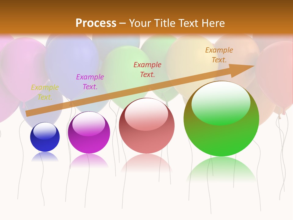 Pink Fly Float PowerPoint Template