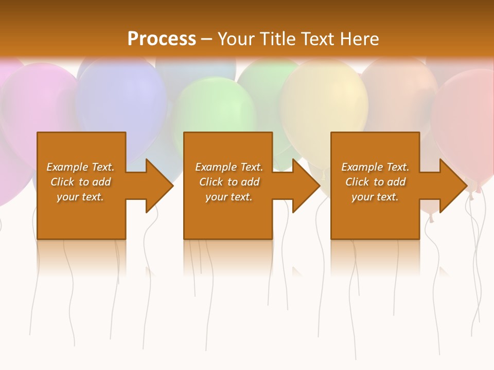 Pink Fly Float PowerPoint Template