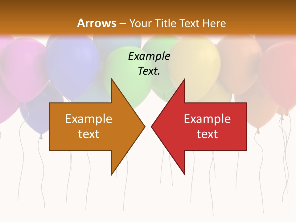 Pink Fly Float PowerPoint Template