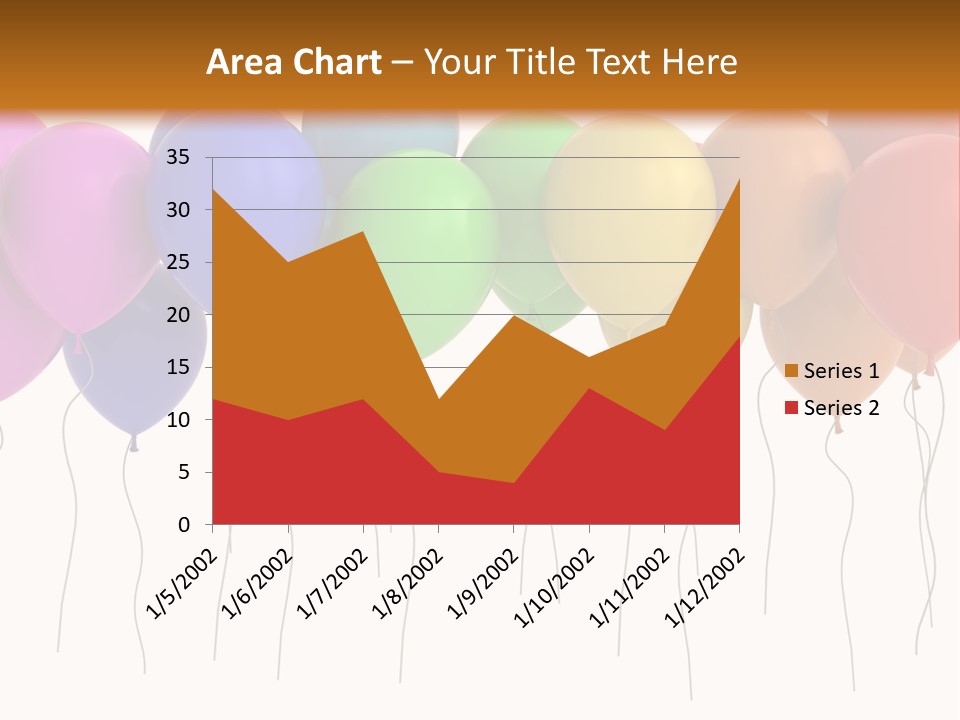 Pink Fly Float PowerPoint Template