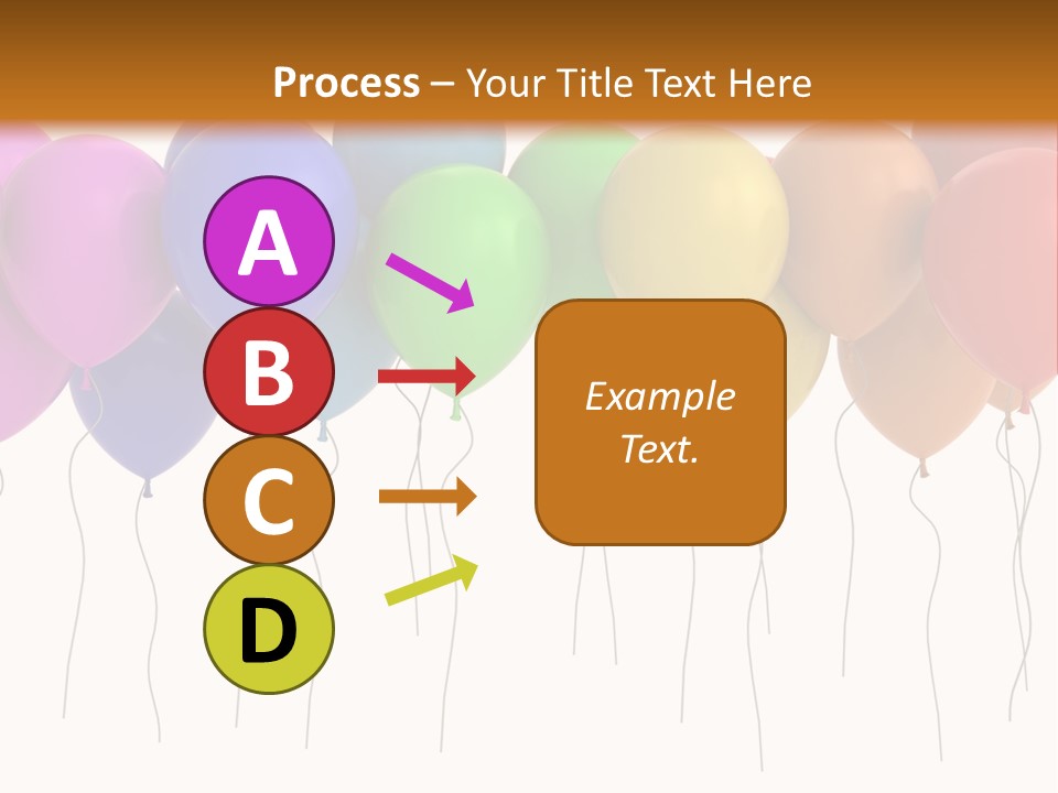 Pink Fly Float PowerPoint Template