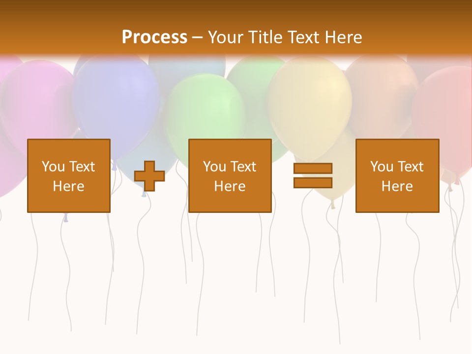 Pink Fly Float PowerPoint Template