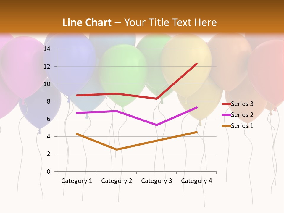 Pink Fly Float PowerPoint Template