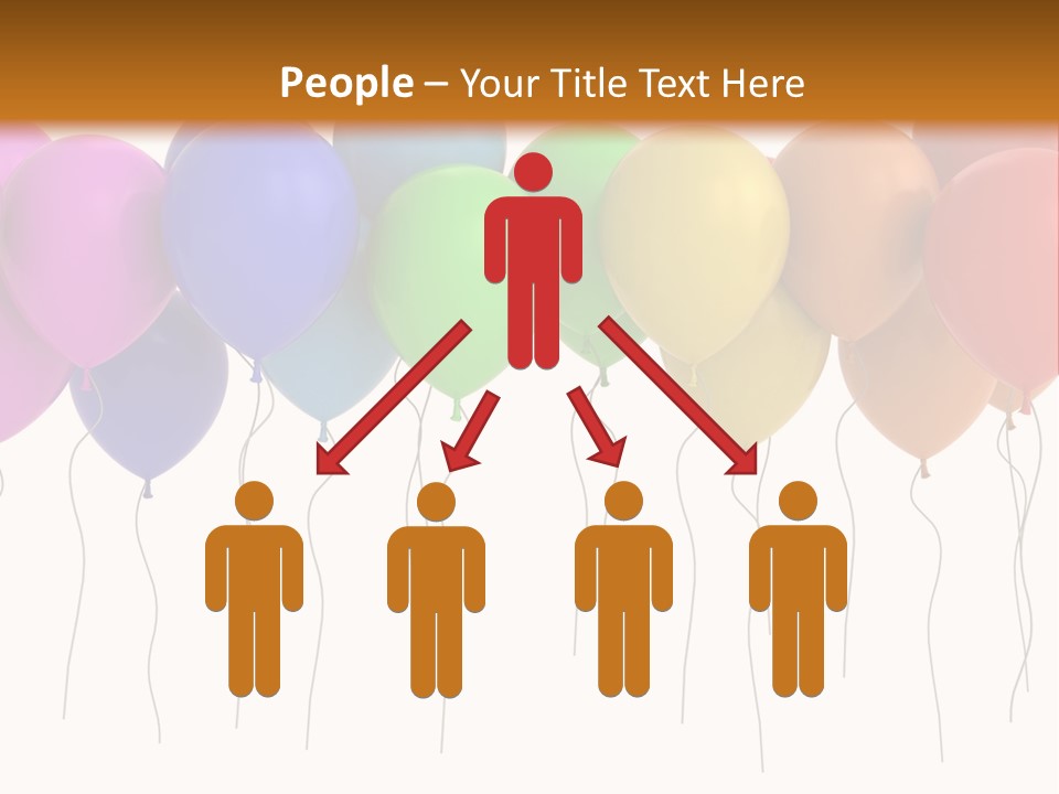 Pink Fly Float PowerPoint Template