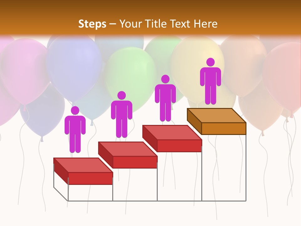 Pink Fly Float PowerPoint Template