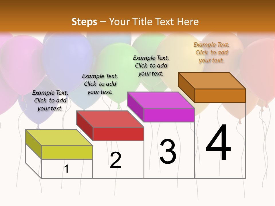 Pink Fly Float PowerPoint Template